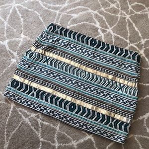 Zara beaded mini skirt